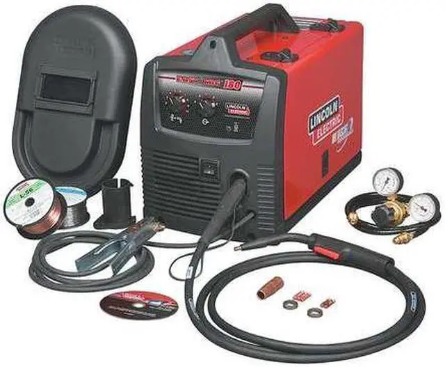 Alt view image 8 of 15 - LINCOLN ELECTRIC K2698-1 MIG Welder, Easy MIG 180, 1, 208/240V AC, 30 to 180A