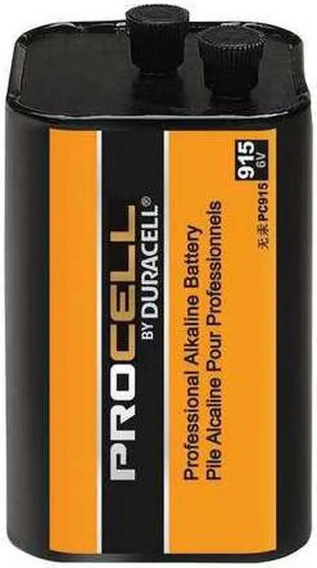 Alt view image 6 of 13 - DURACELL PROCELL 6V Screw Terminal Alkaline Lantern Battery