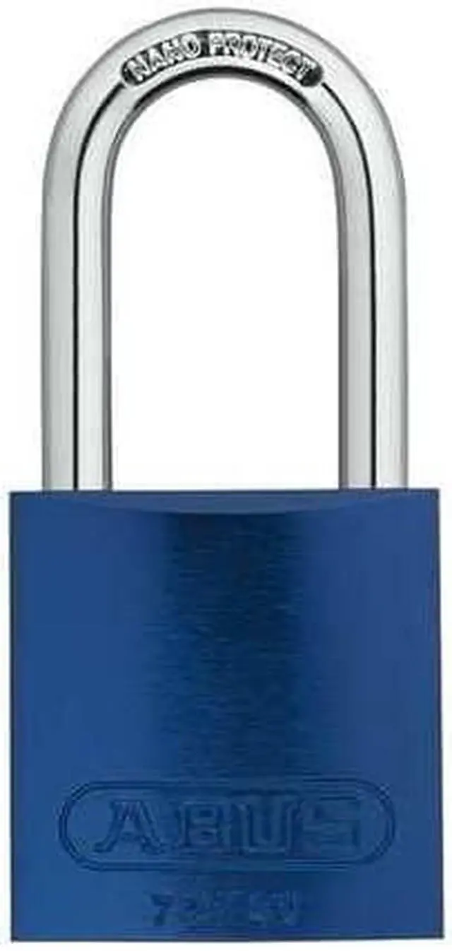 Alt view image 2 of 4 - Abus Lockout Padlock,KD,Blue,1-1/2"H  72 HB/40-40 KD Blue