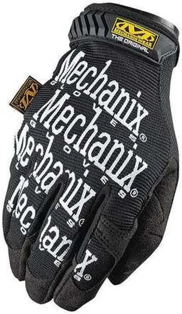 Alt view image 2 of 6 - Mechanix Wear The Original Work Gloves Black Large MG05010