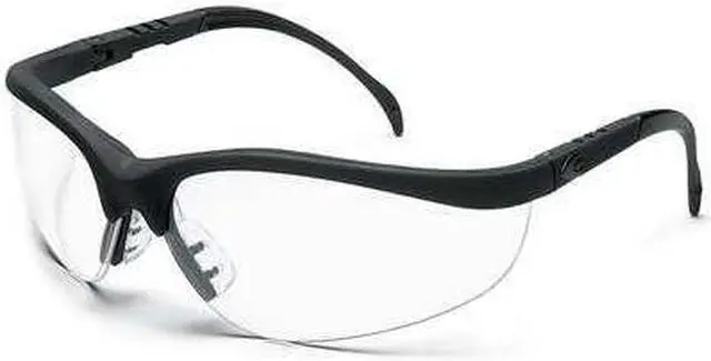 Alt view image 2 of 12 - MCR Safety Safety Glasses Anti-Fog Black Matte Frame CRWKD110AF