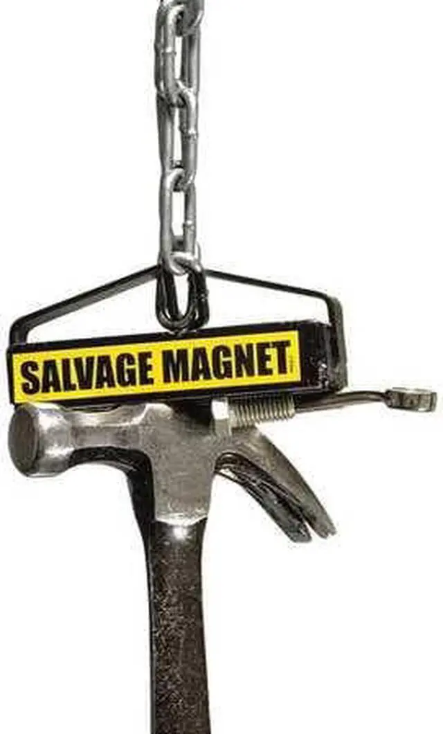 Alt view image 2 of 4 - Salvage Magnet, 50 Lb Cap, 6 In Long