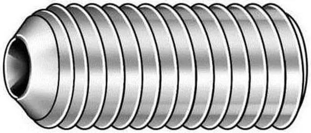 Alt view image 2 of 4 - ZORO SELECT SDSS0310063CP-PK100 Socket Set Screw,Cup,5/16-18x5/8,PK100