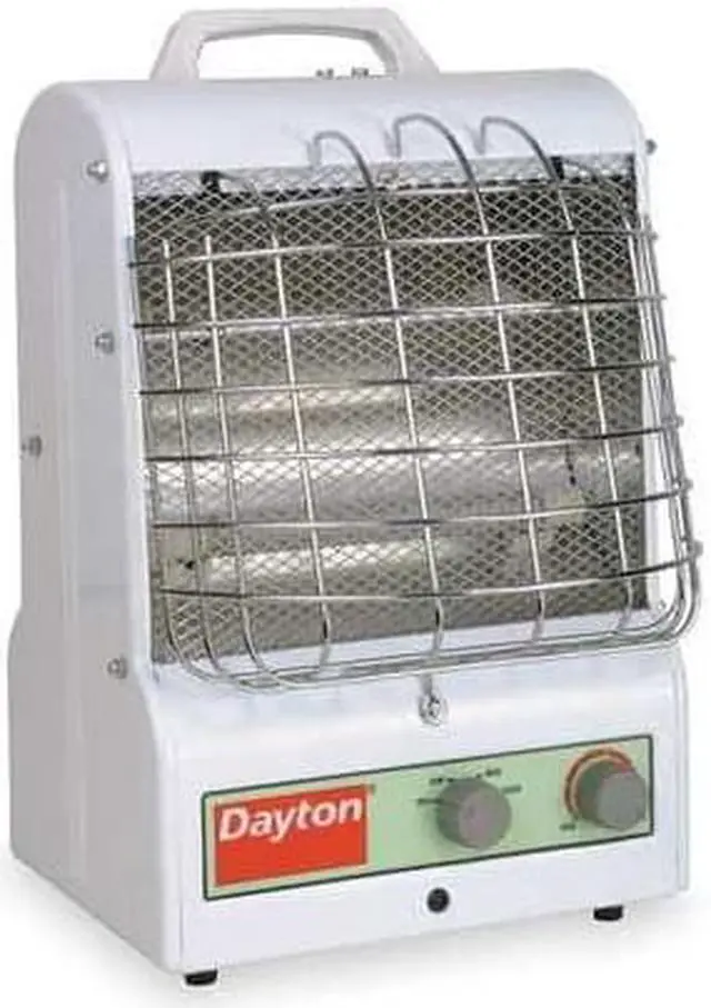 Alt view image 6 of 10 - DAYTON 3VU31 Portable Electric Heater, 15 in L x 11 1/2 in W x 11 in D,