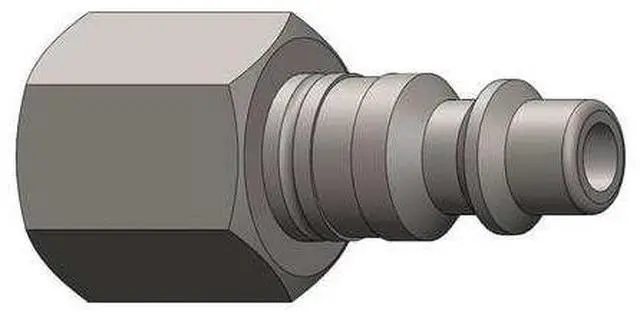 Main image of DIXON VALVE & COUPLING D2F2-B Female to indust. Plug,(F)NPT,1/4,Brass