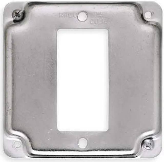 Main image of Raco Electrical Box Cover,Square,GFCI,1Gang  808C