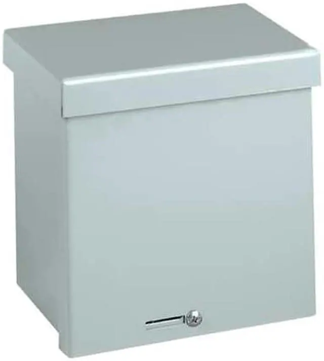 Alt view image 3 of 6 - Wiegmann Enclosure Silver Galvanized  Includes Screws RSC121204GNK