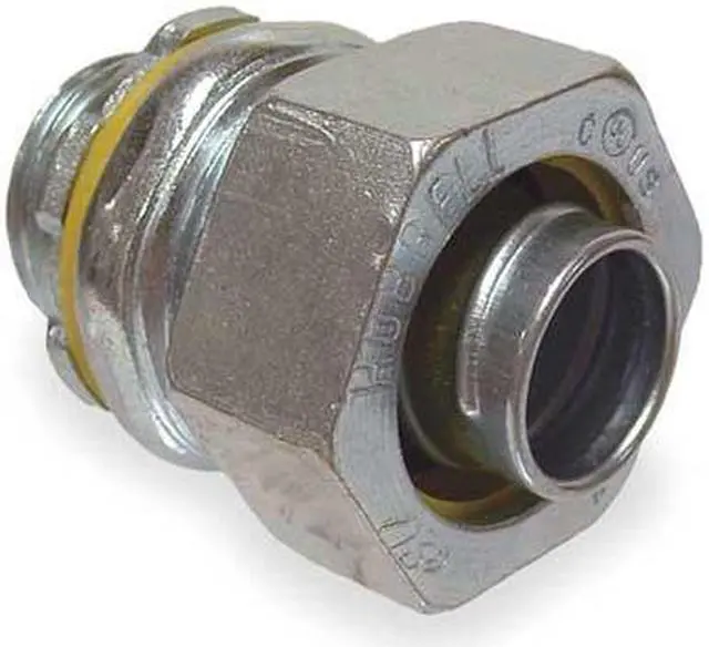 Alt view image 2 of 4 - RACO 3412 Conduit Fitting Connector, 3 in, Liquid-Tight, Steel, Electro Zinc