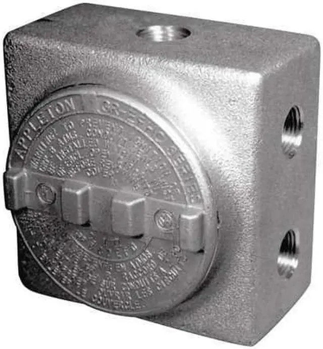 Alt view image 3 of 4 - APPLETON ELECTRIC GRSS75 Conduit Outlet Body,7 Hub,3/4 In.