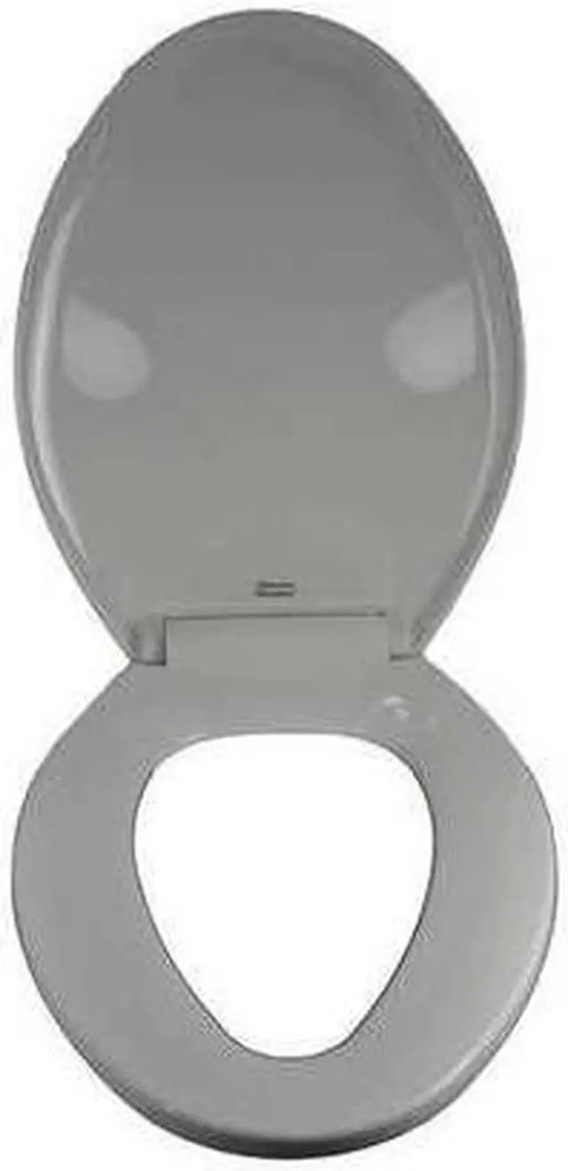 Alt view image 3 of 4 - American Standard 5321.110.020 EverClean Elongated Toilet Seat with Slow Close Snap-Off Hinges, White