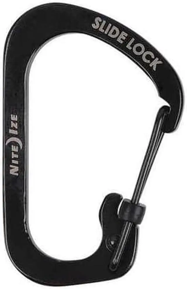 Alt view image 5 of 8 - NITE IZE CSL2-01-R6 Locking Carabiner Clip,Black,1-3/32 in