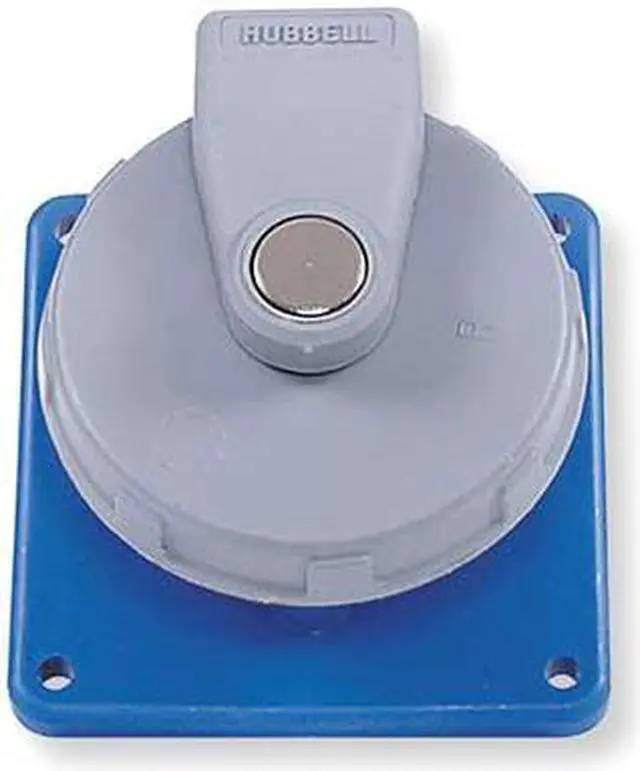 Alt view image 2 of 5 - HUBBELL WIRING DEVICE-KELLEMS HBL420R9W Watertight Pin & Sleeve Receptacle, 20