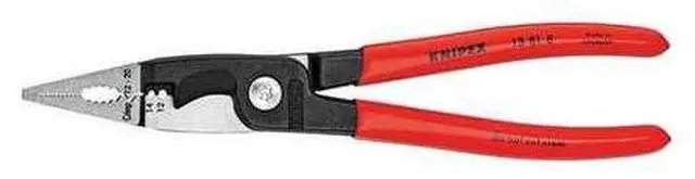 Main image of KNIPEX 13 81 8 8" installation Pliers, Plastic Grip
