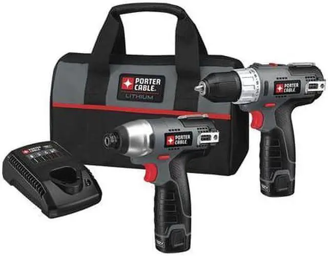 Alt view image 5 of 5 - Porter-Cable PCL212IDC-2 12-Volt Max Lithium Ion Compact 2-Tool Kit