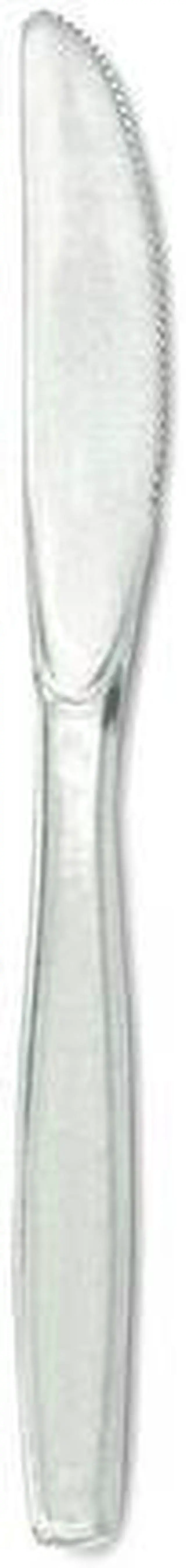 Main image of DIXIE KH017 Disposable Knife, Crystal, Heavy Weight, PK1000