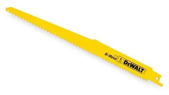 Alt view image 2 of 4 - Dewalt DW4803B25 9'' 6 TPI Reciprocating Saw Blade