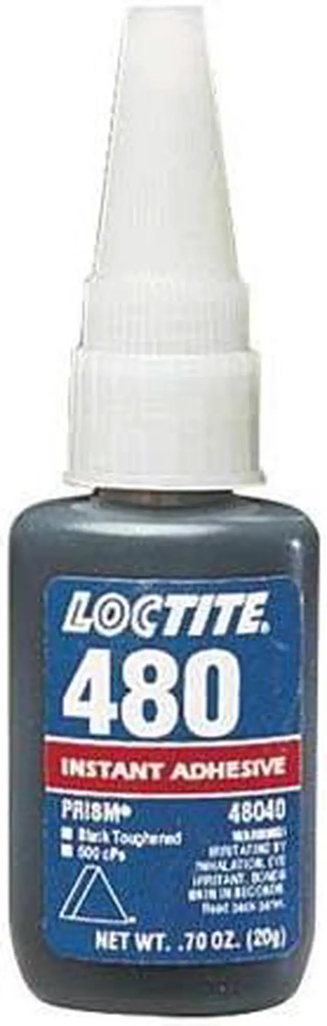 Alt view image 3 of 7 - LOCTITE 135466 Instant Adhesive, 480 Series, Black, 0.7 oz, Bottle