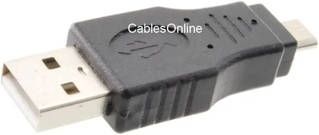 Alt view image 2 of 3 - USB 2.0 A-Type Male to Micro-B Male Adapter, CablesOnline AD-U23