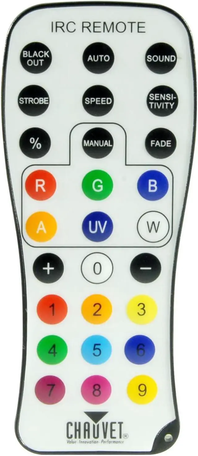 Alt view image 8 of 19 - Chauvet IRC-6 Remote
