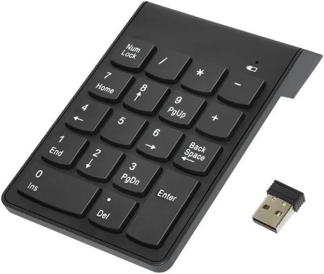Main image of 2.4G Wireless USB Numeric Keypad Mini Numpad 18 Keys Digital Keyboard for iMac/MacBook Air/Pro Laptop PC Notebook Desktop