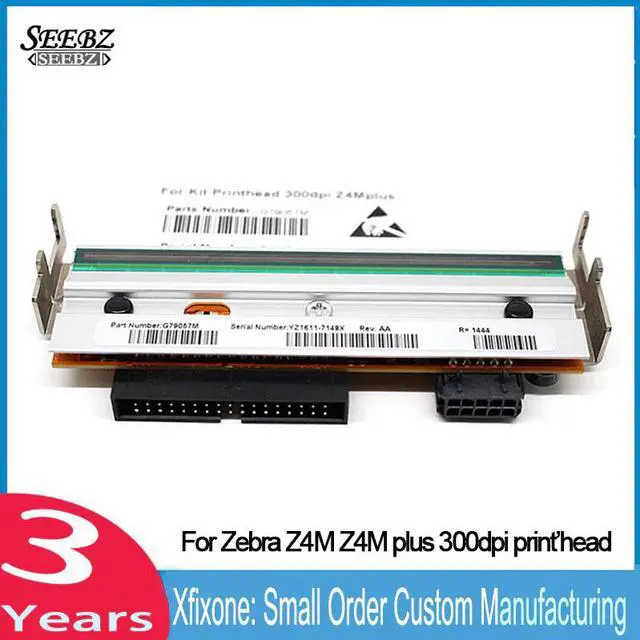 Main image of New Z4M plus Print Head For Zebra Z4M Z4M plus Thermal Barcode Printer 300dpi G41401M  Compatible