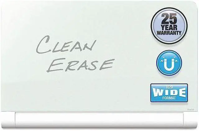 Alt view image 6 of 9 - Quartet G5028HT Horizon Magnetic Glass Marker Board With Hidden Tray, 50 X 28, White