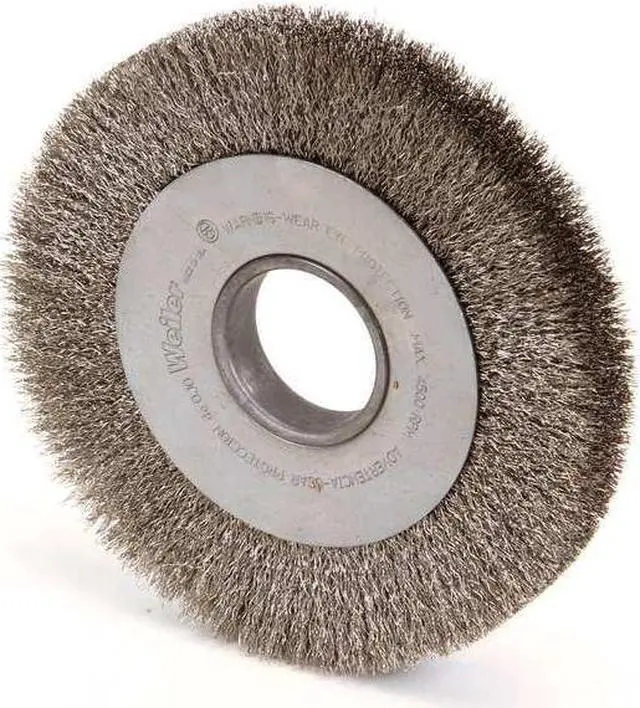 Alt view image 4 of 7 - WEILER 97428 Wire Wheel Wire Brush, Arbor, 8", 1" W