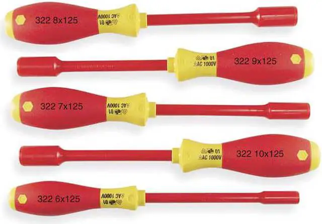 Alt view image 5 of 7 - 5 Piece Nut Driver Set