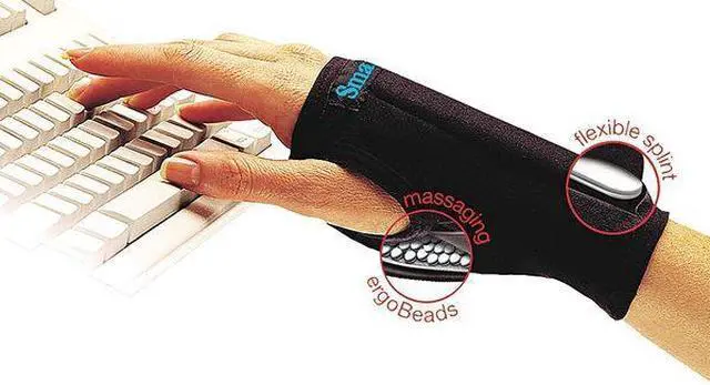 Alt view image 5 of 8 - SmartGlove Wrist Wrap Large Black