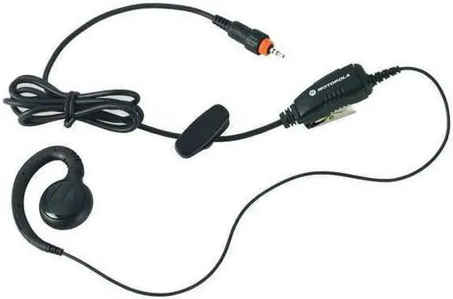 Alt view image 2 of 8 - MOTOROLA HKLN4455F Earpiece,Black,48 In. L,Ear Loop