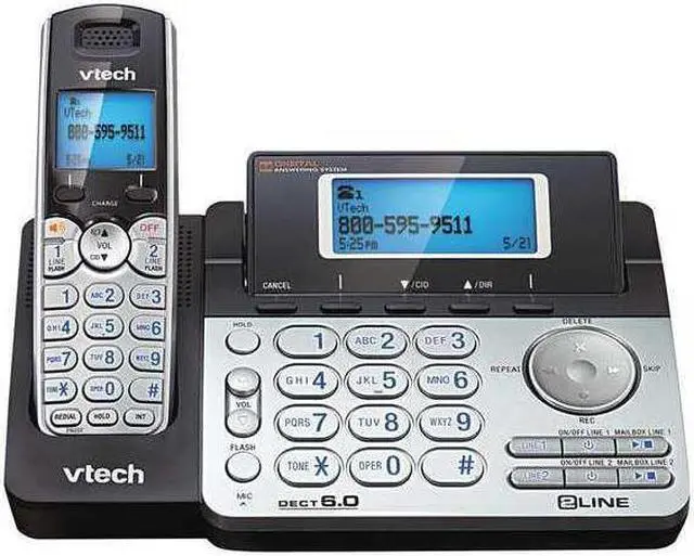 Alt view image 8 of 20 - VTech  Cordless Phone DS6151