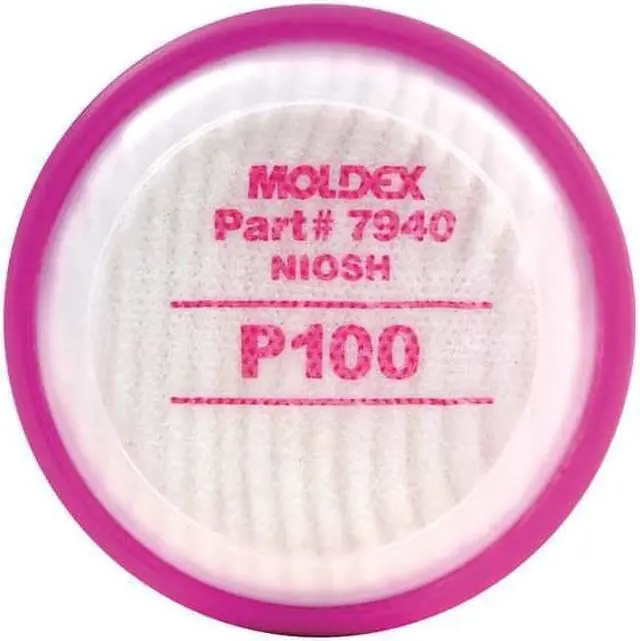 Alt view image 5 of 7 - MOLDEX 7940 Disk Filter, Bayonet, P100, Magenta, Niosh Approved