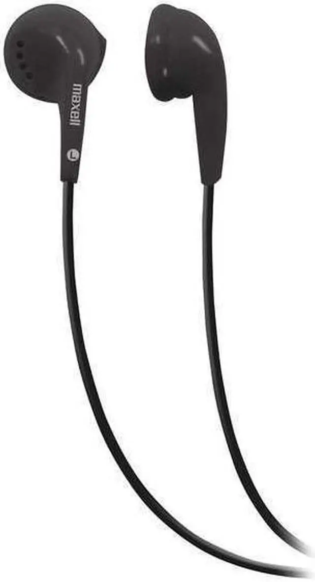 Alt view image 5 of 12 - Maxell EB-95 Stereo Earbuds Black 190560