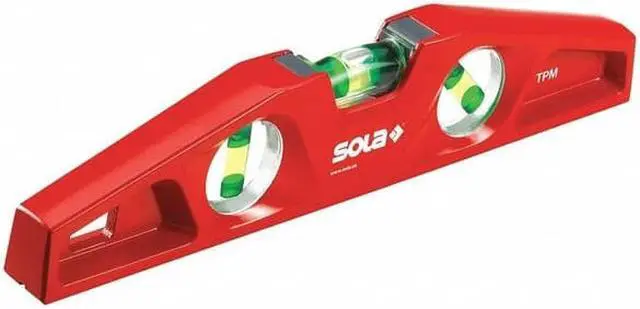 Alt view image 3 of 3 - SOLA LSTFM Torpedo Level,Alum,10 In,Magnetic,Red
