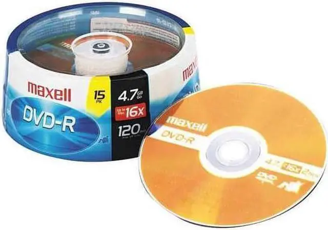 Alt view image 3 of 8 - MAXELL 638006 MAXELL 4.7 GB 16X DVD-R