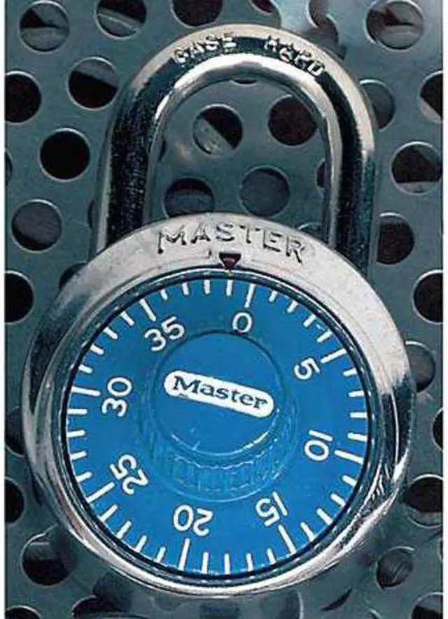 Alt view image 7 of 14 - Master Lock Combination Padlock,2 in,Round,Silver  1506D