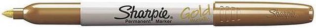 Sharpie 1823889 Metallic Fine Point Permanent Marker, Metallic Gold, 6-Pack