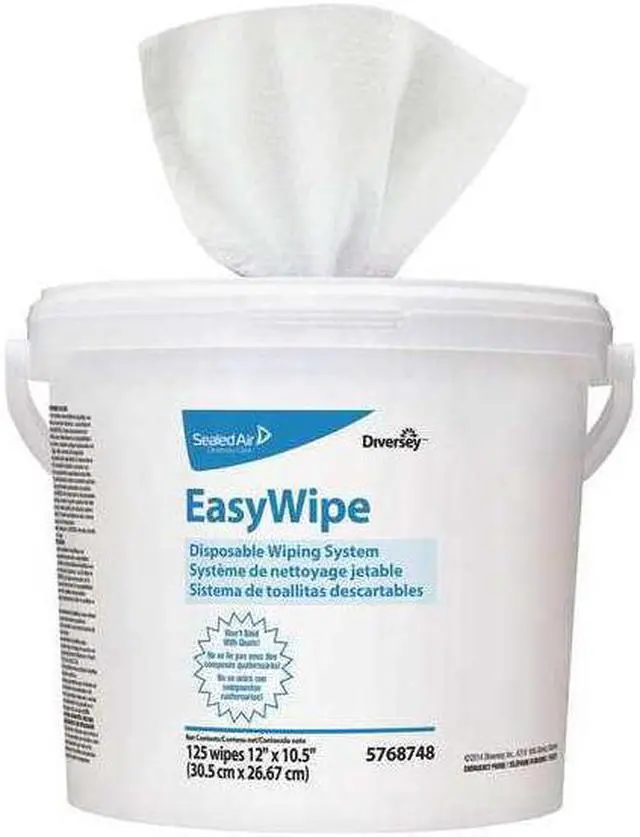 Alt view image 5 of 6 - Disposable Wipes Refill, 12-1/2" x 10-5/8", 6 Pack, 120 Sheets/ Pack  DIVERSEY 5831874