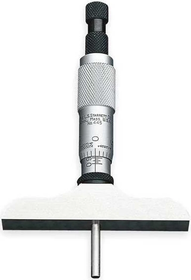 Alt view image 2 of 2 - STARRETT 445BZ-6RL Depth Micrometer,0 to 6"