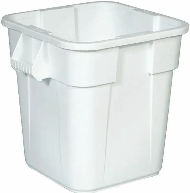 Alt view image 6 of 6 - RUBBERMAID FG352700GRAY Brute Trash Can Top,Flat,Snap-On Closure,Gray