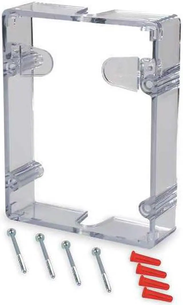 Alt view image 3 of 3 - Pull Station Guard Spacer, Polycarbonate