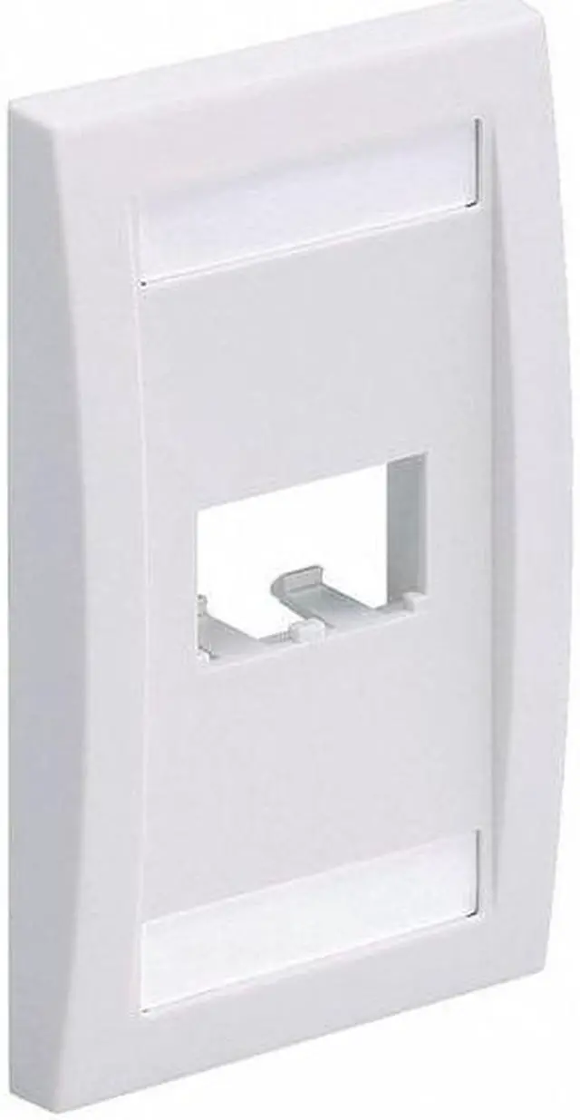 Main image of Panduit Wall Plate,Single Gang,2 Ports,Ivory CFPE2EIY