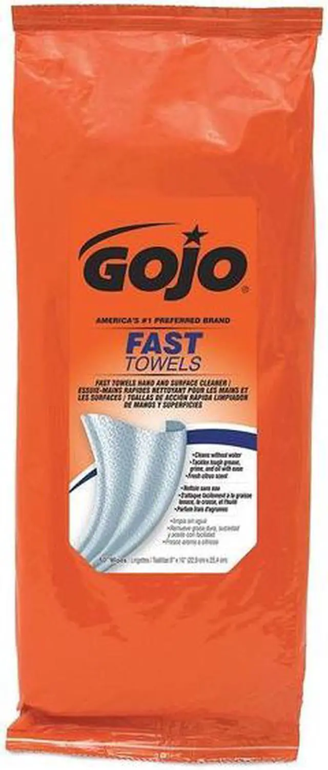 Alt view image 3 of 7 - 6285-06 GOJO 60 Count Toolbox Pak FAST WIPES Hand Cleaning Towels