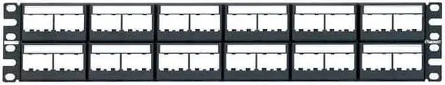 Alt view image 8 of 9 - PANDUIT CPPL48WBLY Patch Panel,Mini-Com,Rack Mt,48 Port