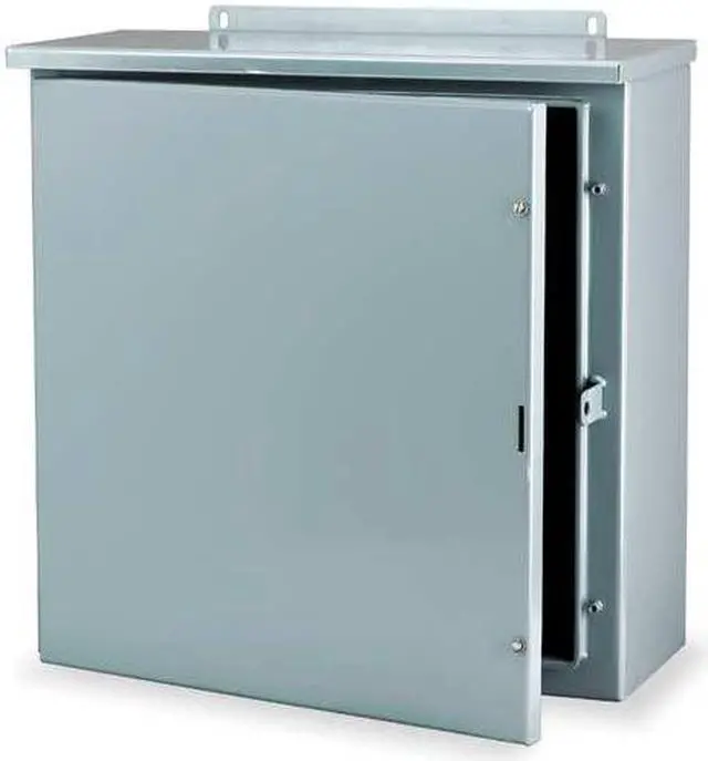 Alt view image 2 of 5 - WIEGMANN RHC302408 Padlockable Hasp Electrical Enclosures, 30 in H, 8 in D, 24