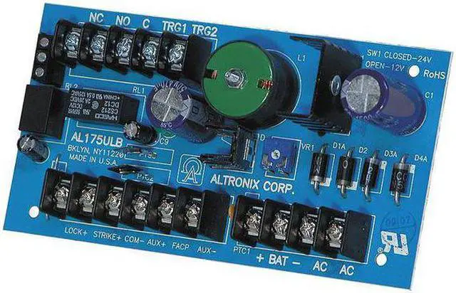 Alt view image 5 of 7 - ALTRONIX AL175ULB Power Supply 2Out 12Dc Or 24Dc @ 1.75A