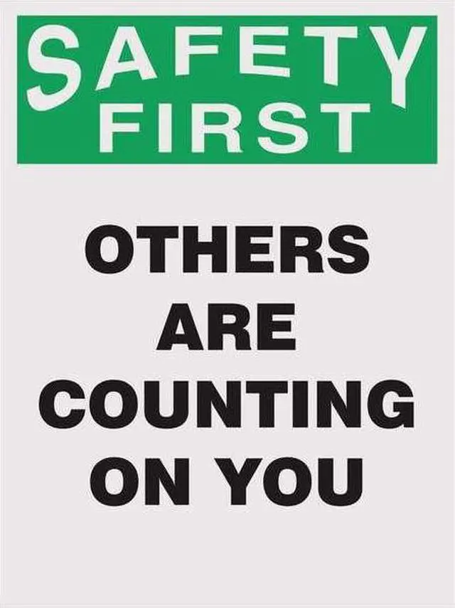 Alt view image 2 of 2 - ACCUFORM SP124505L Poster,Safety First Others,18 x 24 In.