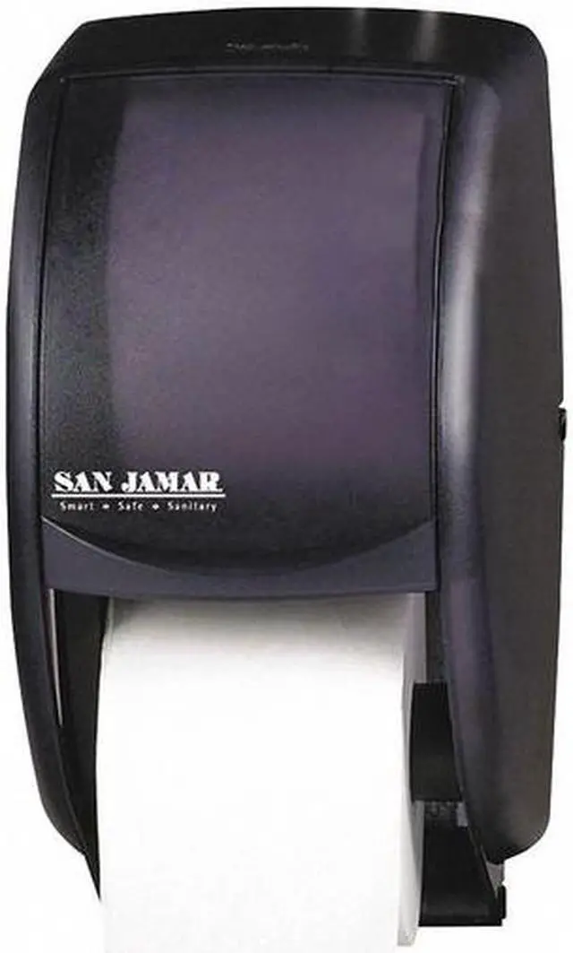 Alt view image 8 of 15 - San Jamar SJMR3500TBK Tissue Dispenser- 7-.50in.x7in.x12-.75in.- Black-Pearl