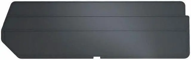 Alt view image 2 of 2 - AKRO-MILS 40234 Plastic Divider, Black, 14 1/8 in L, 4 13/32 in H, 6 PK