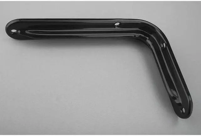 Main image of JOHN STERLING RP-0099-8BK Heavy Duty Shelf Bracket,Black,125 Lb